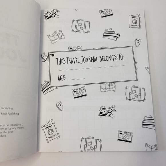 Greece Travel Journal Kids Vacation Diary Activity Book Paperback Erin Rose - Picture 5 of 13